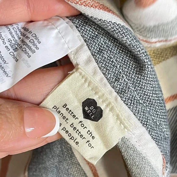 Madewell Multicolor Striped Button-Up Top - Picture 6 of 8